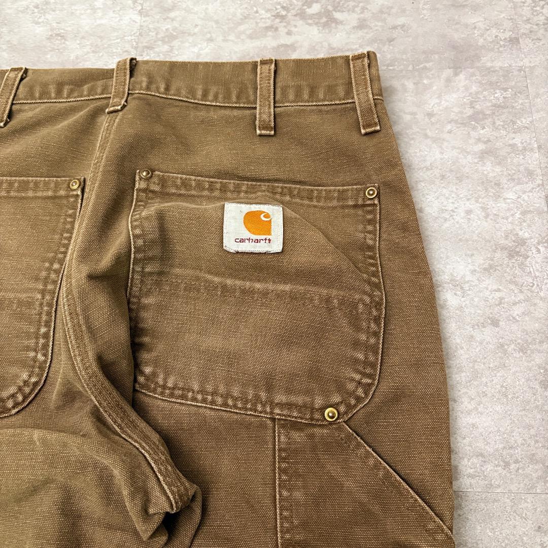 80-90s 星タグ USA製 ブラウン ダブルニー カーハート - メルカリ