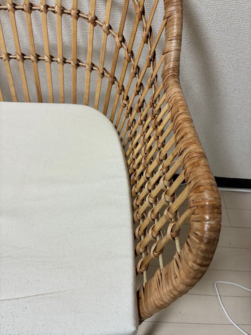 IKEA ニルソーヴェ ラタンチェア - メルカリ