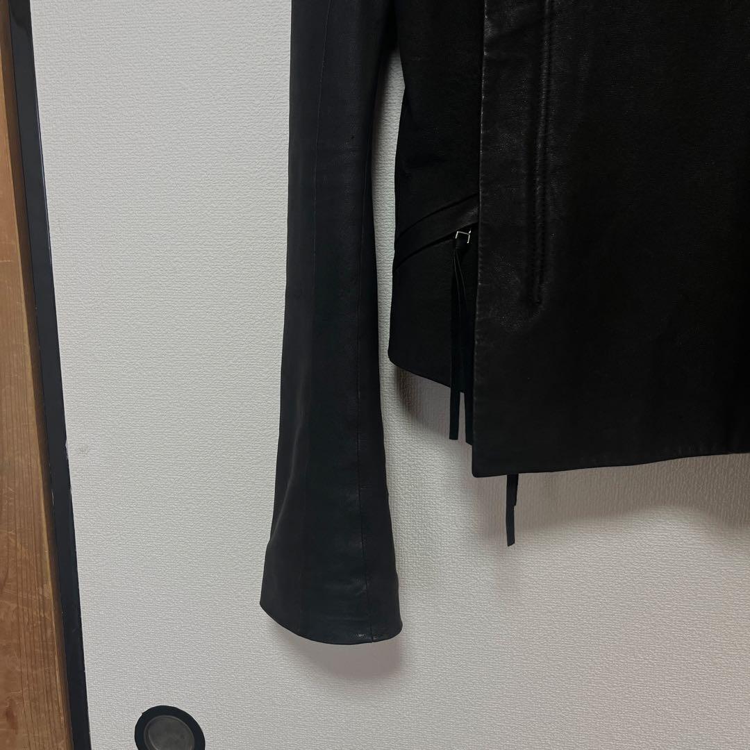 00s アーカイブEKAM ハイネックレザージャケットvkei opium風 - メルカリ