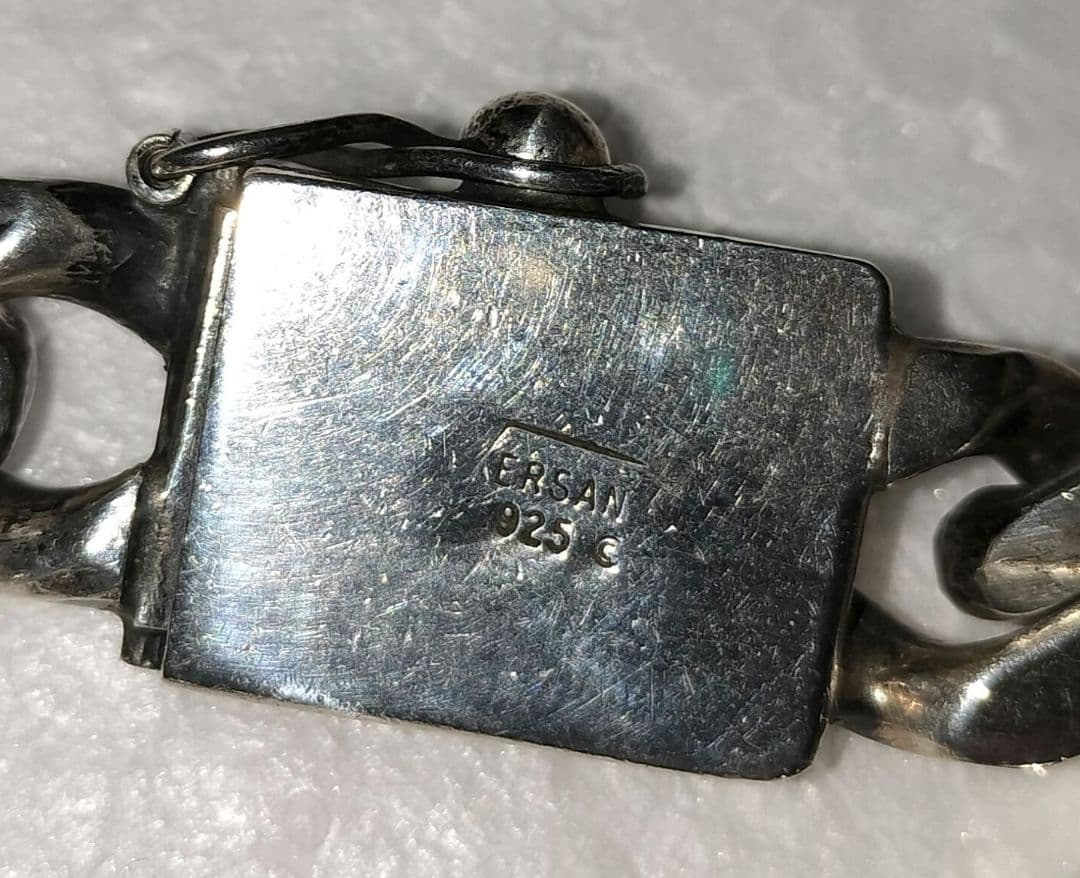 ベルサーニ ヴェルサーニ Versani スカル シルバーブレスレット ドクロ