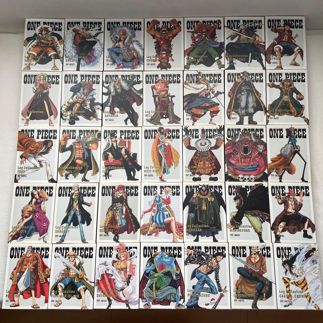 ☆ONE PIECE(ワンピース)DVD ログコレクション 1巻～35巻セット - メルカリ