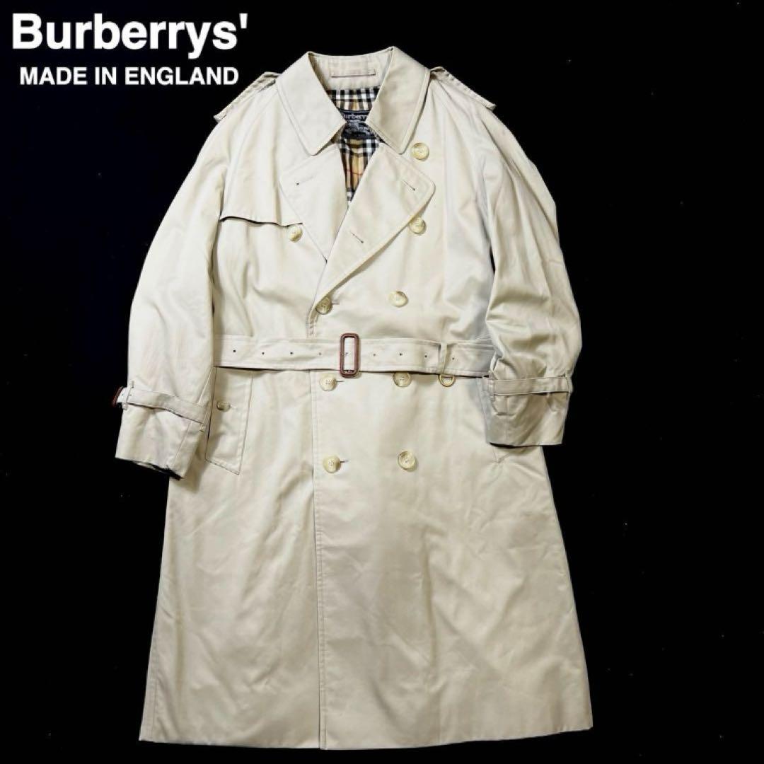 な*ま様 Burberrys' バーバリー トレンチコート 英国製 48 SHO 超美品バーバリートレンチコートBURBERRYメンズ48 - メルカリ