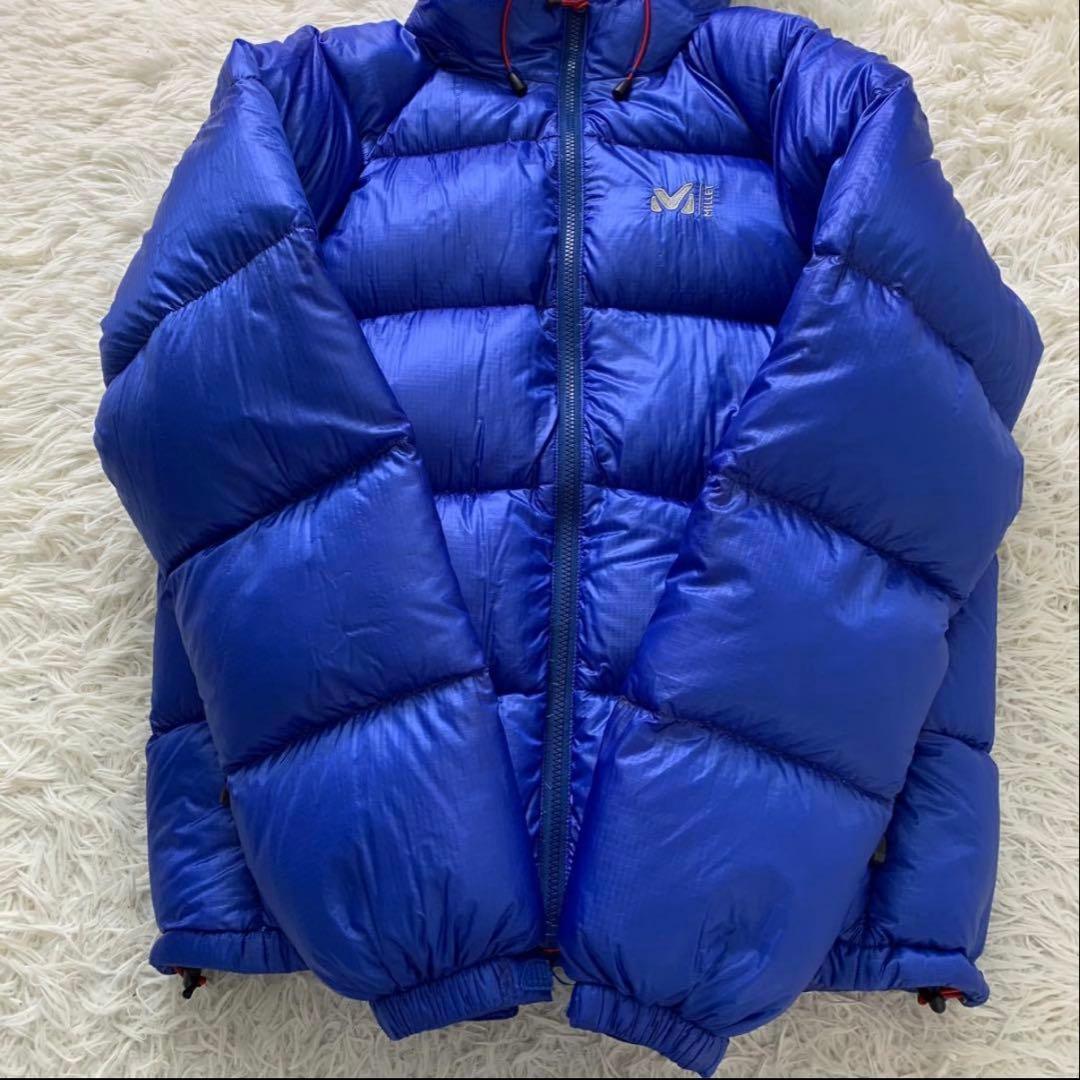 美品□MILLET ダウンジャケット アルパイン ブルー L - メルカリ