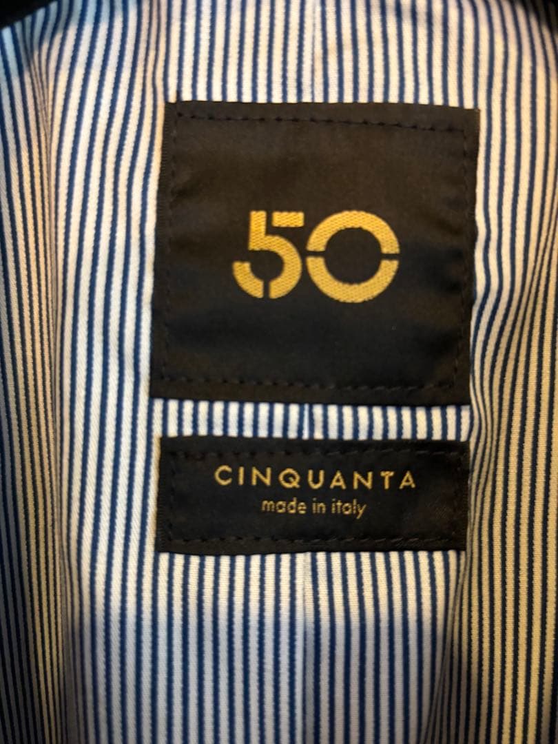 YRT様専用 CINQUANTA レザーテーラードジャケット ブラック - メルカリ