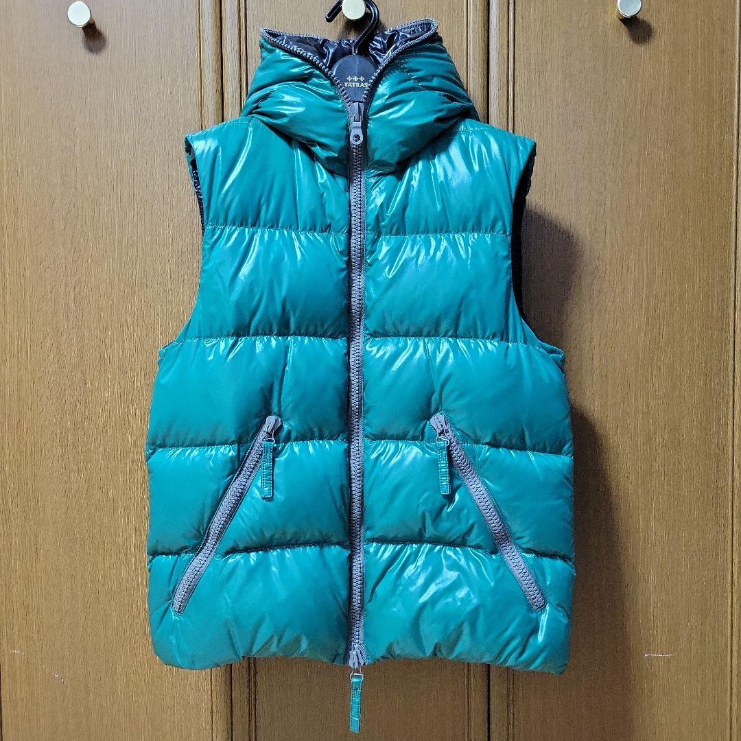 在庫 処分ファッション - 希少 グリーン DUVETICA ダウンベスト 46