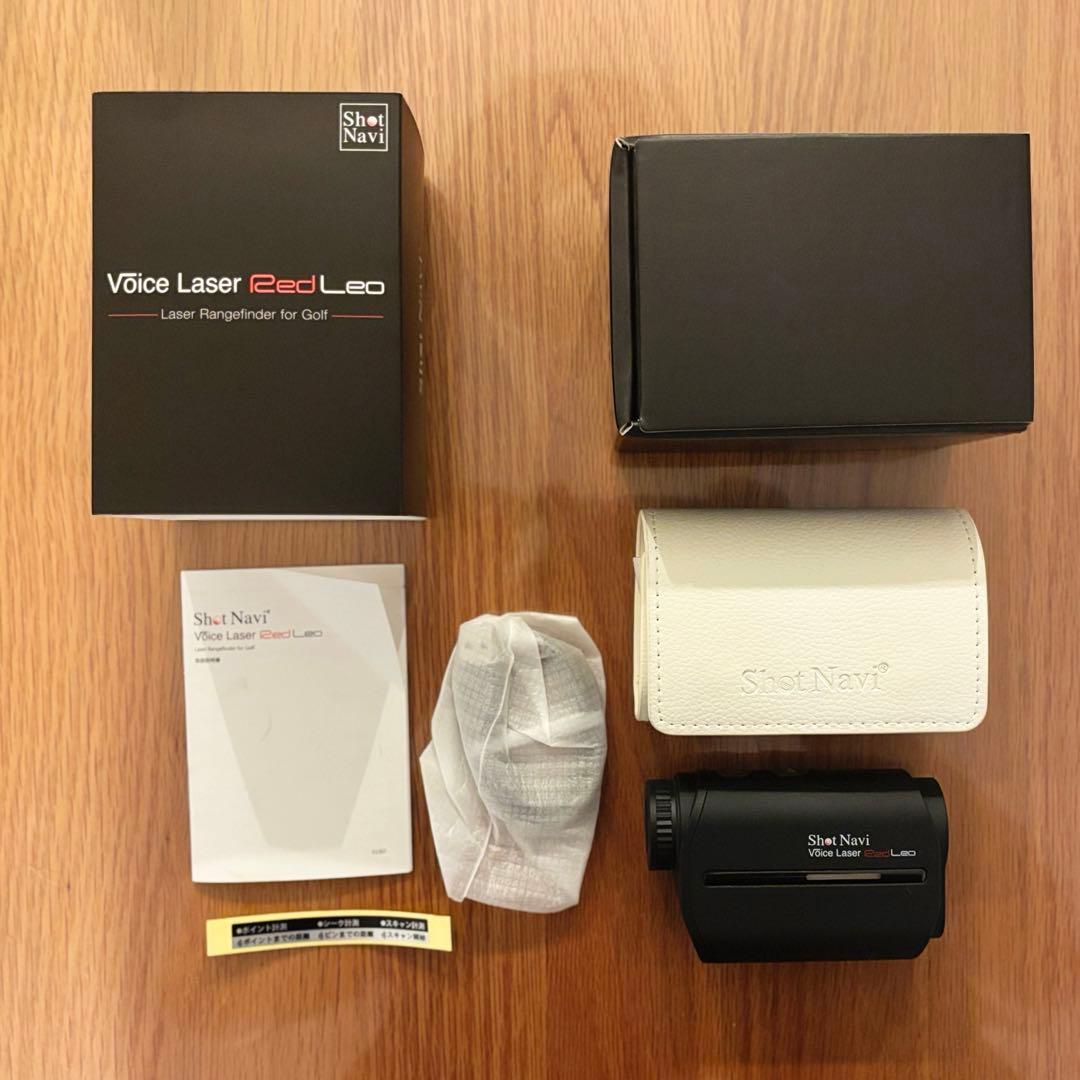 Shot Navi Voice Laser Red Leo　ゴルフ用距離計 テクタイト ShotNavi Voice Laser Red Leoを検証レビュー！ゴルフ用