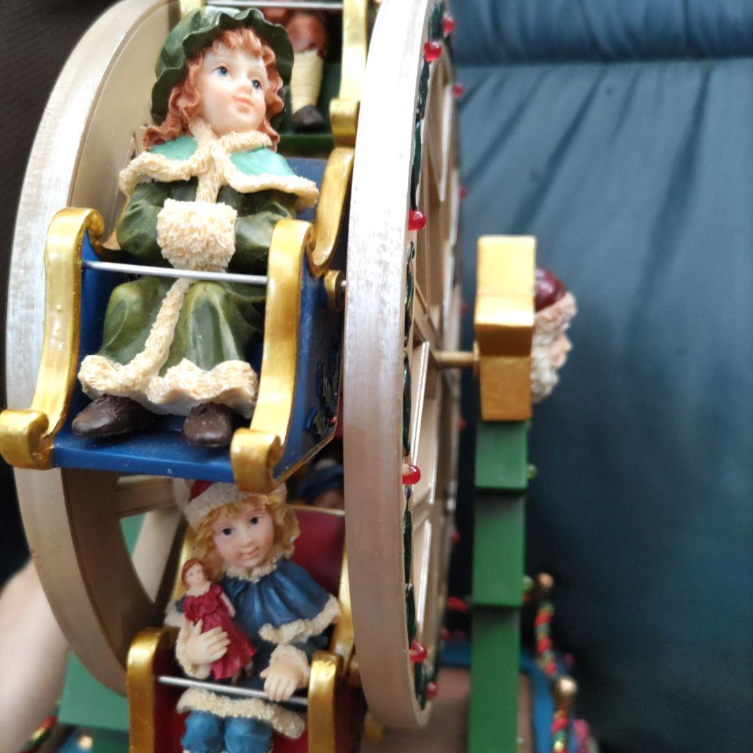 Victorian fairground 観覧車 オルゴールWooden Art ki-gu-mi