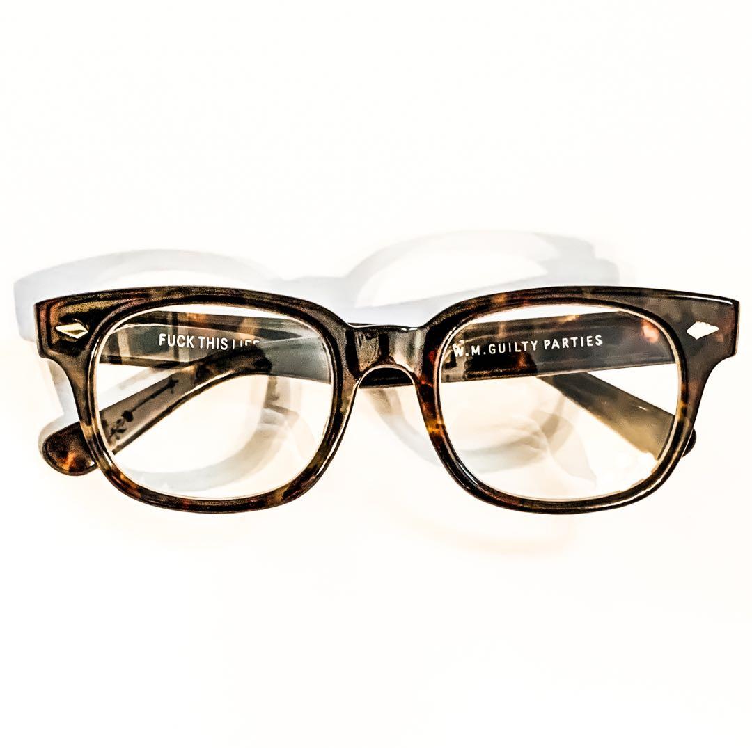 ワコマリア×柴又眼鏡工房 FUCK THIS LIFE 手造 眼鏡 サングラス - メルカリ