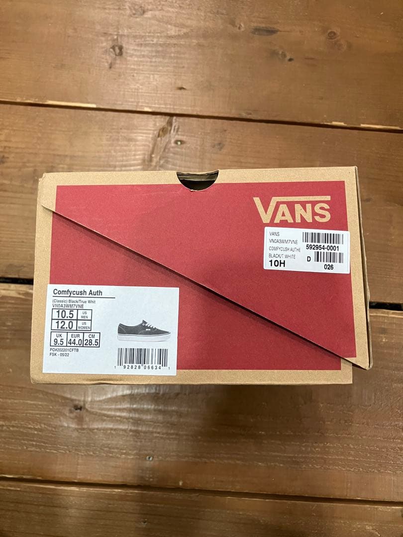 vans comfycush authentic 28.5cm 黒 野村訓市