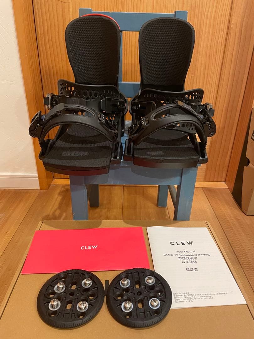 CLEW 20 スノーボード　ビンディング 楽天市場】CLEW クリュー スノーボード ビンディングディスク CLEW 3D
