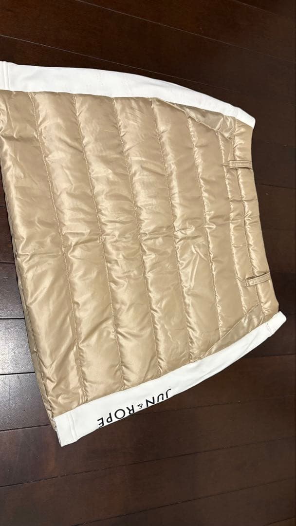 JUN&ROPE キルティングスポーツスカート Lサイズ ベージュ 新品未使用 JUN&ROPE'（ジュンアンドロペ） スカート 「吸水速乾」「防透」ボディ