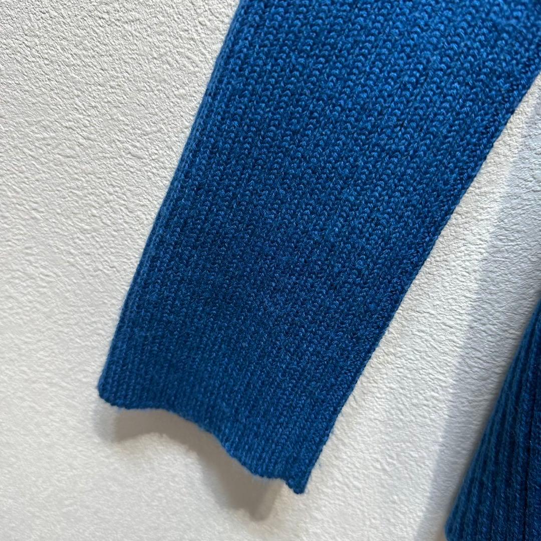 希少 美品 ワイズ ヨウジヤマモト ウール ハイネック デザイン リブ ニット