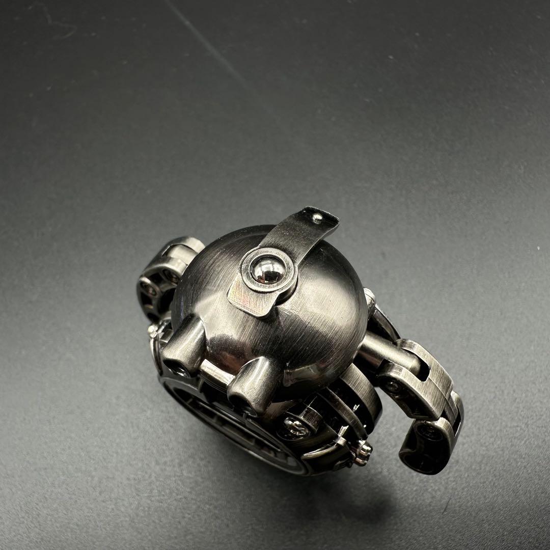 美品】トキマ（TOKIMA） スチームヘッド 腕時計 変形ロボ シルバー