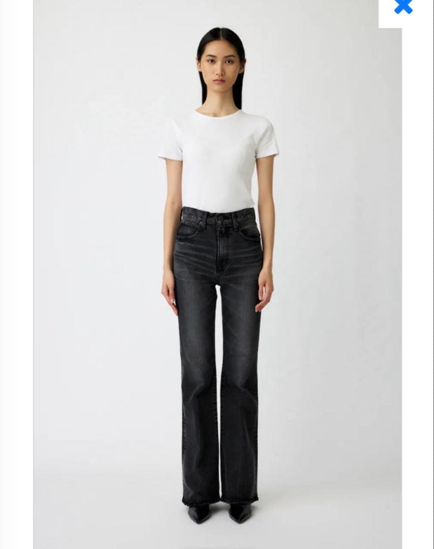 MOUSSY MVS FLARE ブルー 25インチ 通常丈 - メルカリ