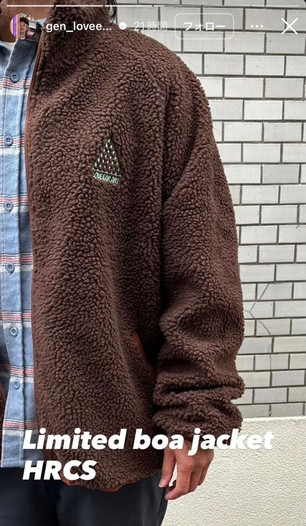 Lサイズ 【即完売】love ear art リバーシブル ボアジャケット - メルカリ