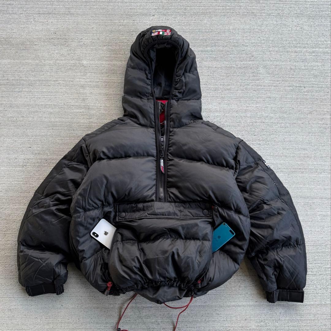 90s  anorak down パーカー　oakley nike 97年製 NIKE Nylon Anorak Parka 青白 M 90s ナイキ アノラック