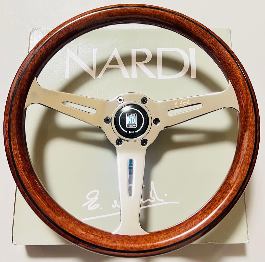 【大特価セール】ナルディ（NARDI）クラシックウッドステアリング　14インチ④ ナルディ（NARDI）クラシック ウッドステアリング 14インチ｜Yahoo