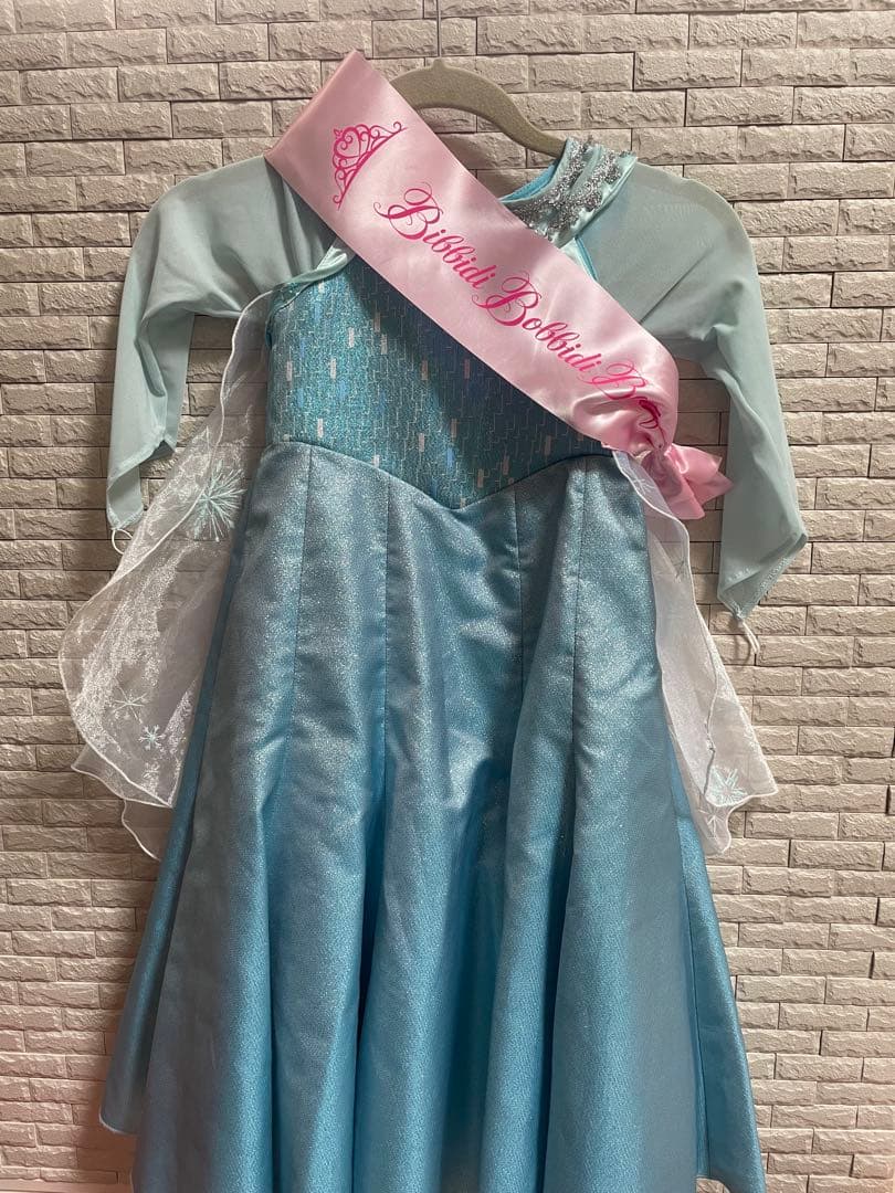 エルサ　ドレス　ビビディバビディブティック110 （タスキ付き） ビビディバビディブティック♡アナと雪の女王 プレミアムエルサ
