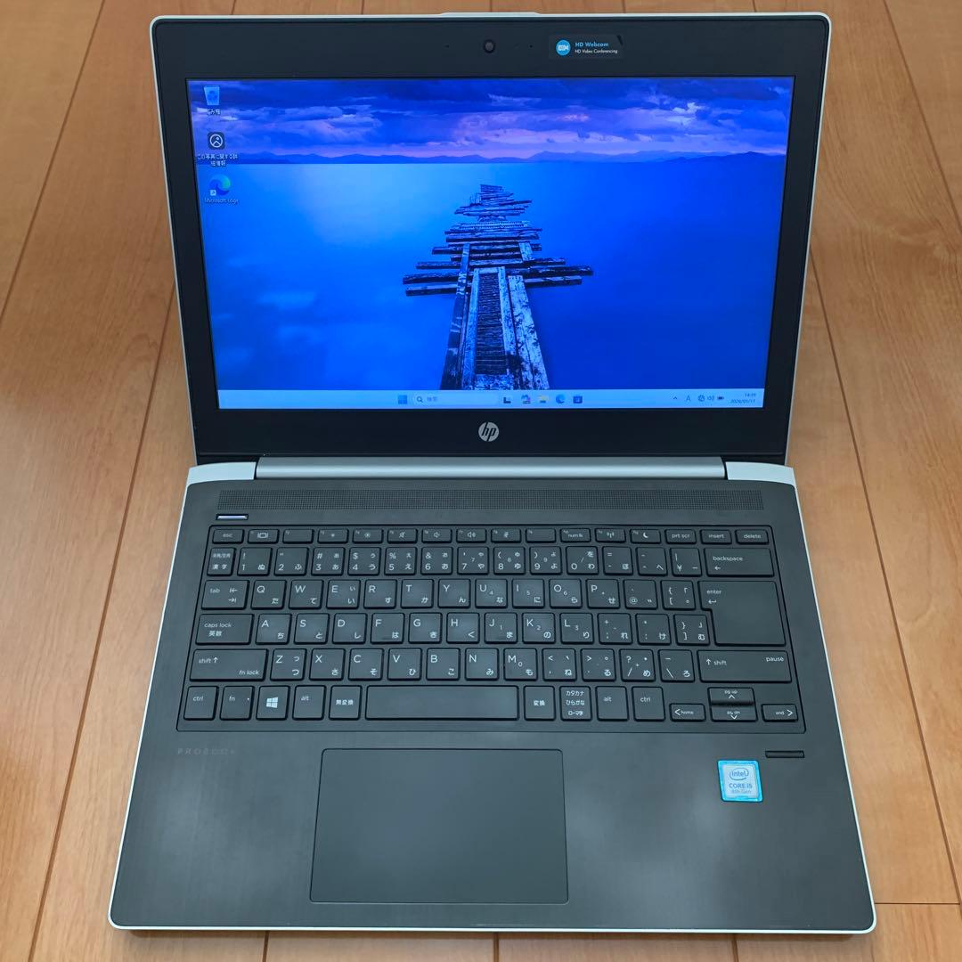 Windowsノート本体 HP ProBook 430 i5 8250U/16GB/256GB Win11 HP Probook 430 G5 i5-8250U 16GB RAM 256GB SSD 1.60GHz Windows 11