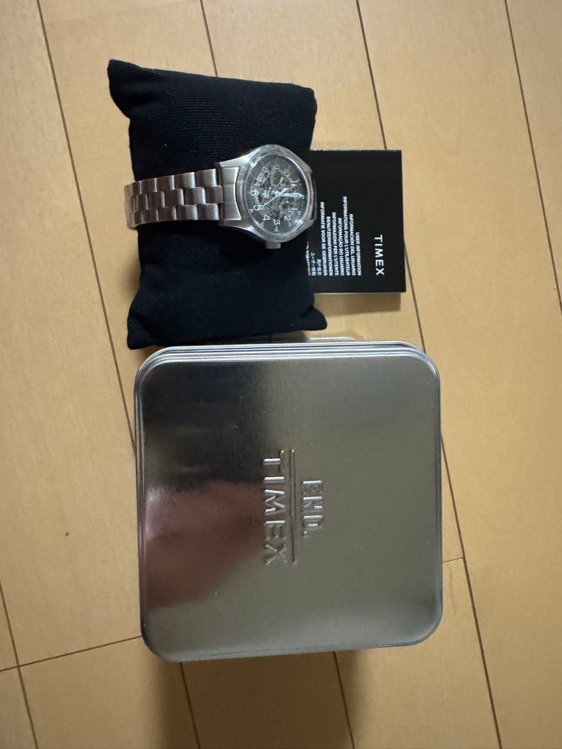 新品定価以下 END×TIMEX スケルトン ステンレススチール 別注