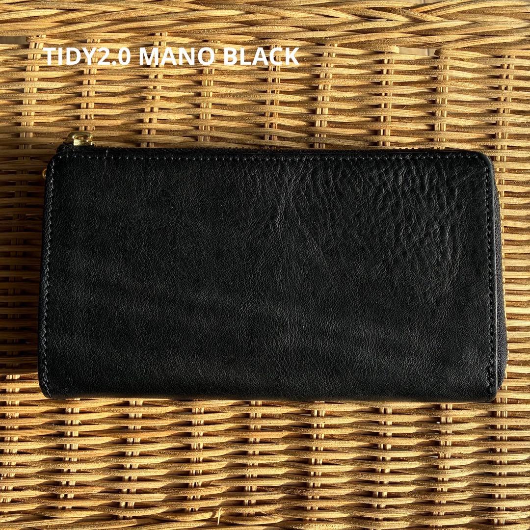 TIDY2.0 MANO BLACK 小さな長財布 TIDY2.0 MANO 栃木レザー 小さい 長財布 JAPAN FACTORY – Hallelujah