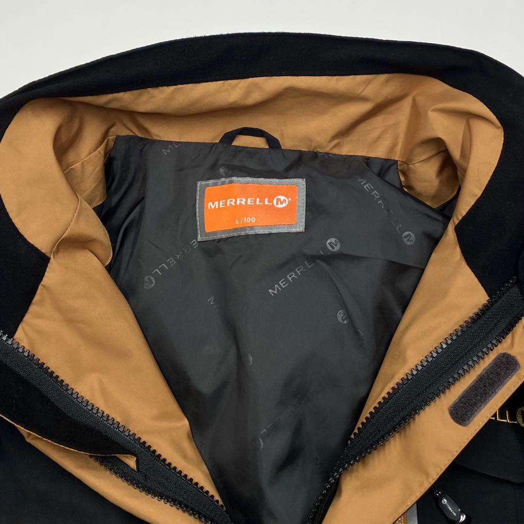 ゴアテックス】メレル マウンテンパーカー L 黒 アウトドア 古着 登山