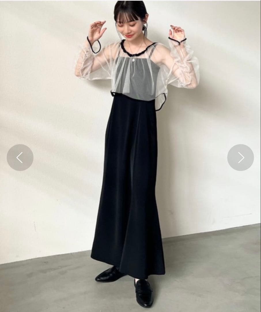 《値下げ可能》hinari チュールオケージョンドレス　S