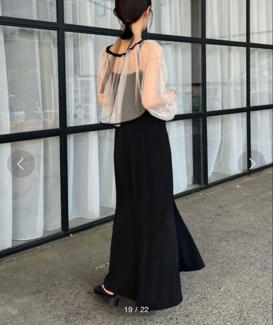 《値下げ可能》hinari チュールオケージョンドレス　S