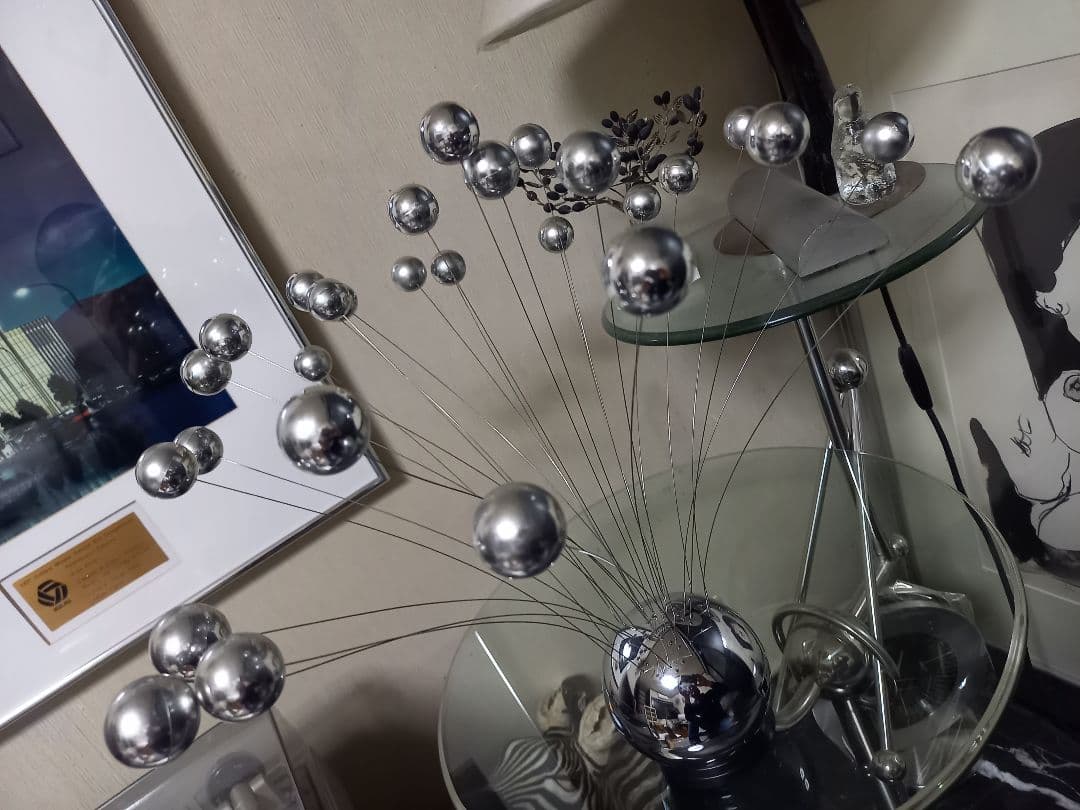 MOSAIC 様売約済　1970's　キネティック　アート　ムービング　ボール 1970's R&W BERRIES メッセージドール PEACE – SK OLDIES