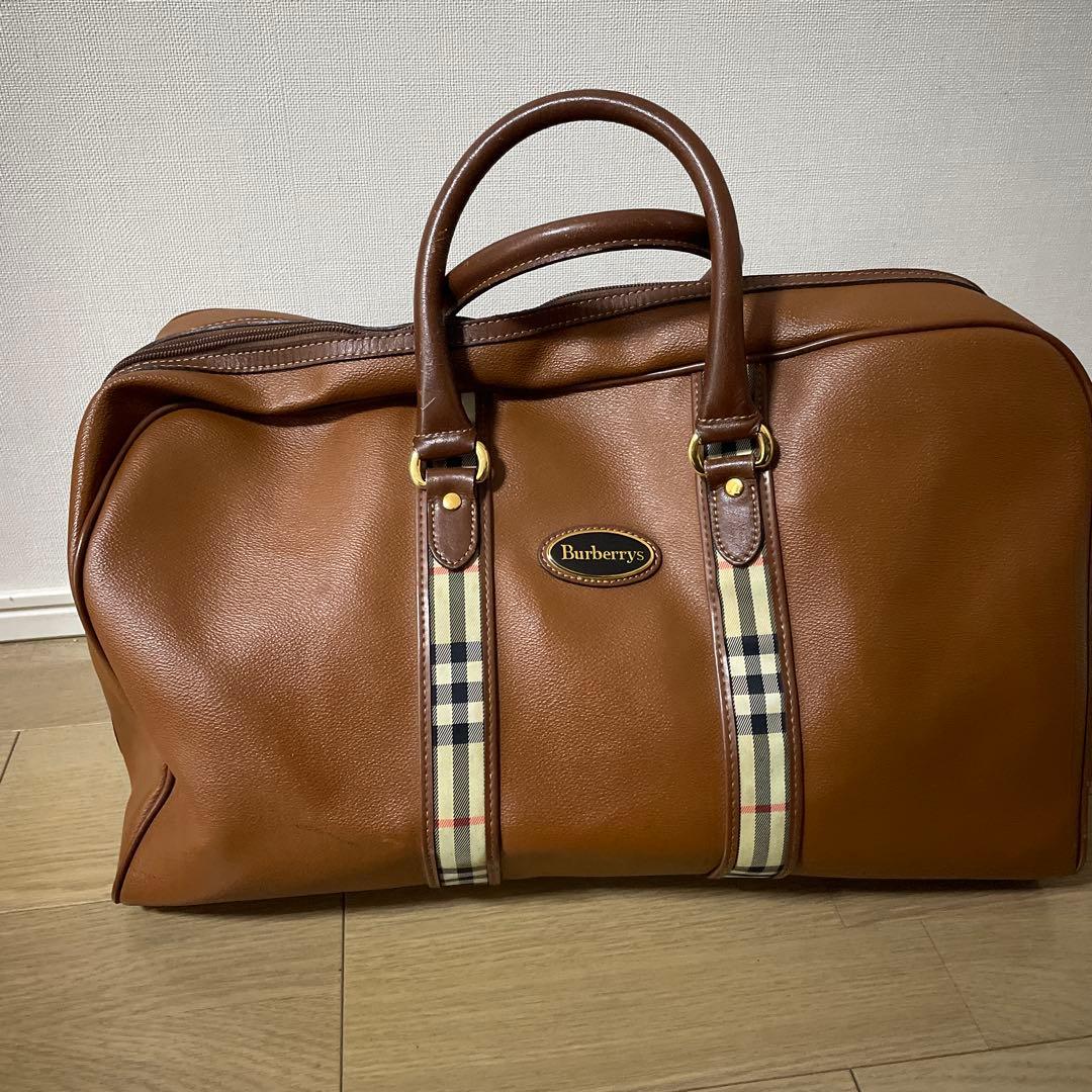 ti　Burberrys ボストンバッグ ブラウン 楽天市場】【バッグ】BURBERRY バーバリー ボストンバッグ