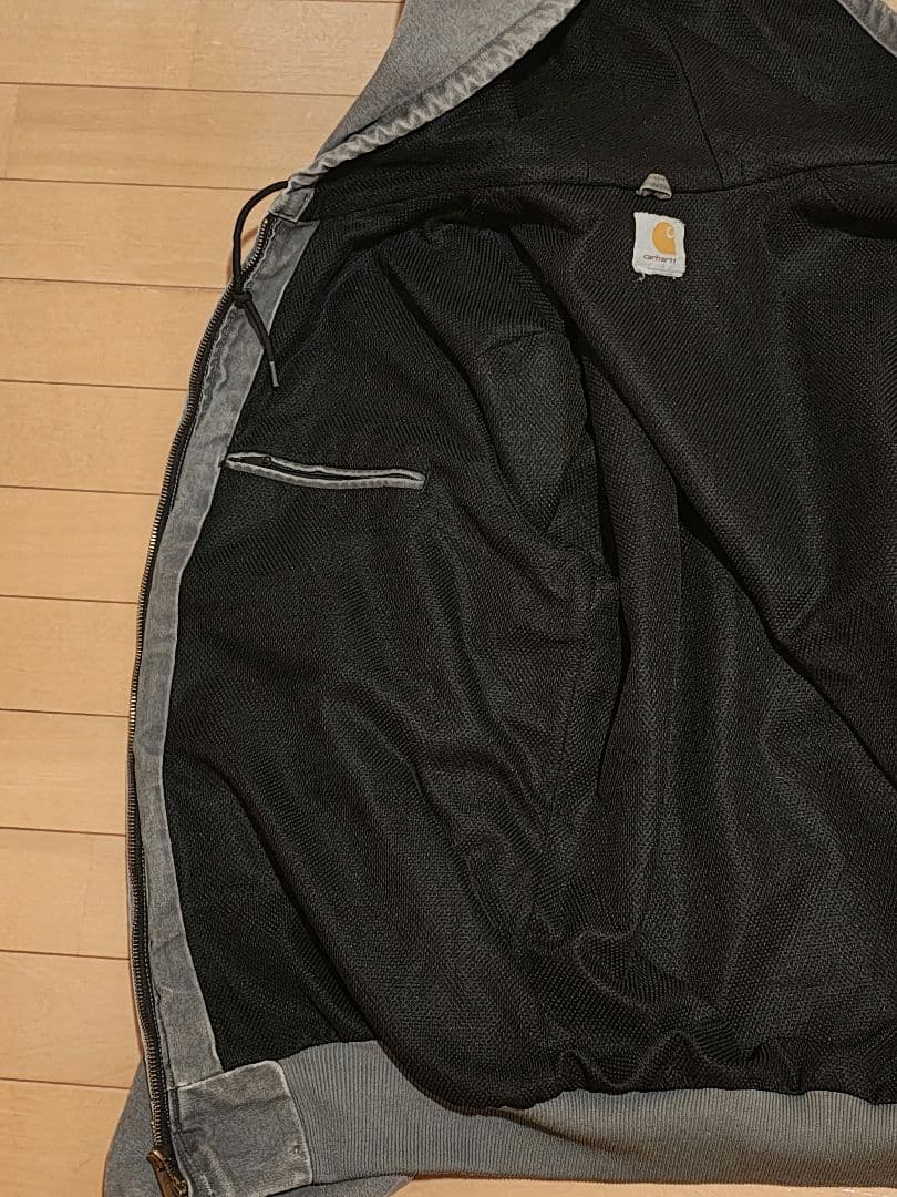 お*し様 Carhartt アクティブジャケット 希少色セメントグレー 野村訓