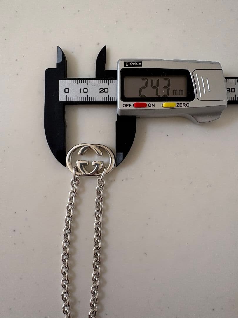 GUCCI グッチ インターロッキングネックレス【箱/ポーチ付】