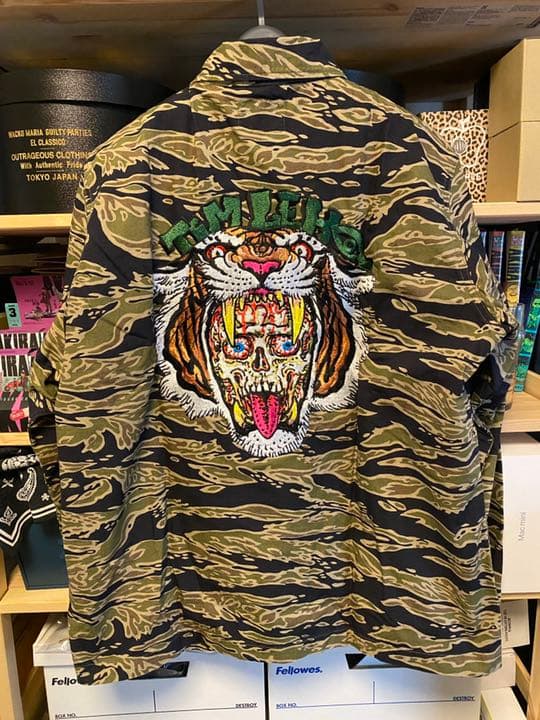 卸売 通販ファッション - WACKO MARIA TIM LEHI Tiger camo L F102397267