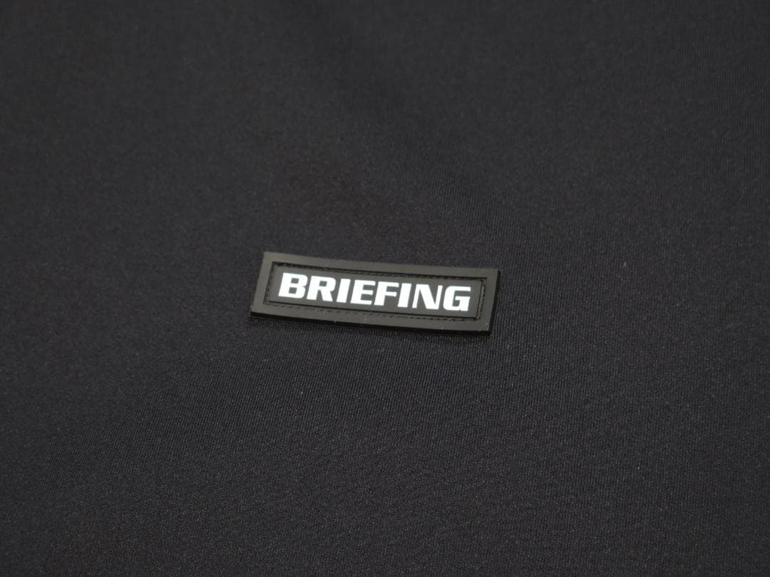 BRIEFING GOLF✕WIND AND SEAサイドロゴラインクルーネック