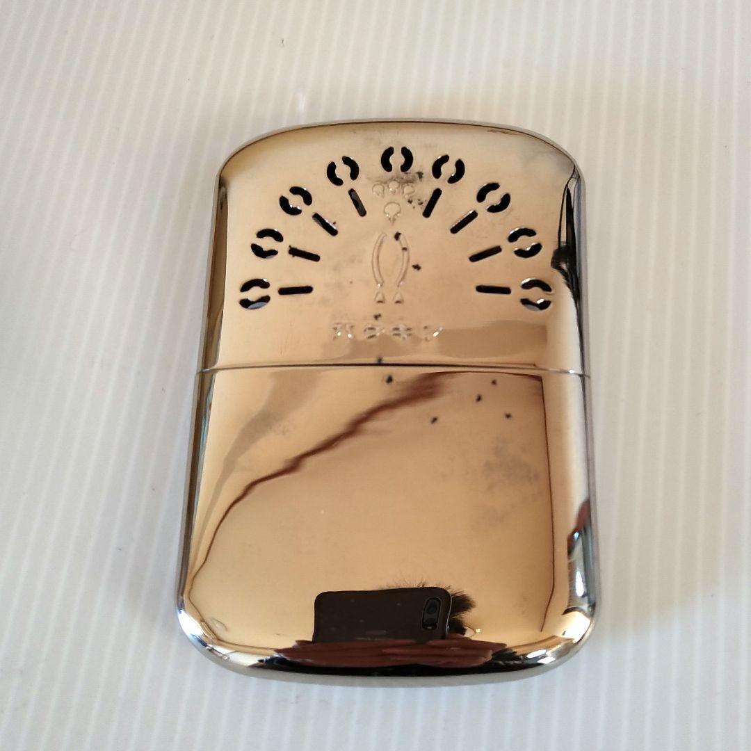 点火芯付】ハクキンカイロ 9枚羽 廃番 昭和レトロ 箱、別珍袋付き