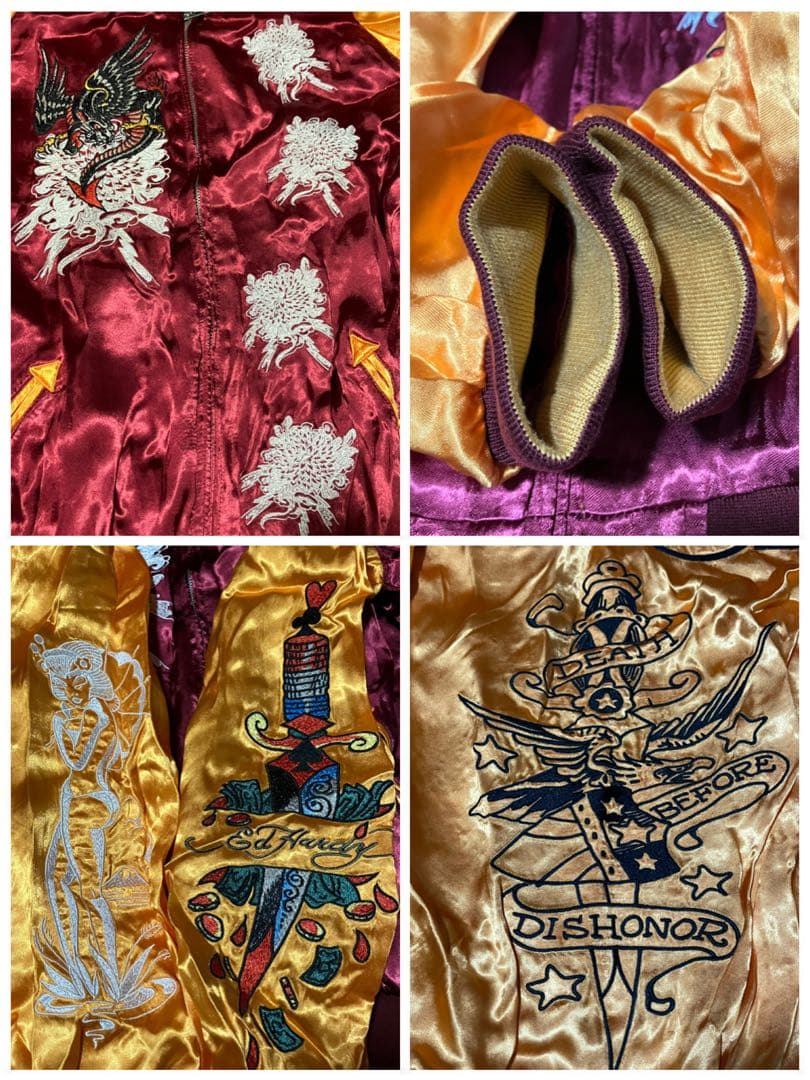 古着 00's ヒップホップ HIPHOP スカジャン フーディ パーカー 4点