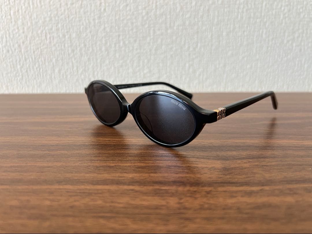 miumiu ミュウミュウ ミュウ リガード サングラス メガネ 眼鏡 ブラック miu miu（ミュウミュウ） サングラス リガード SMU A06 レディース