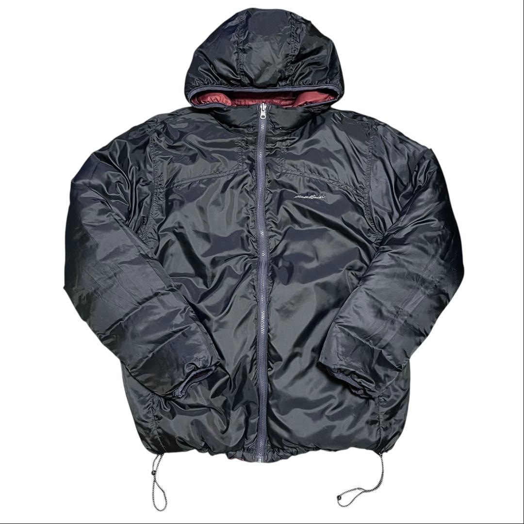 Eddie Bauer エディーバウアー リバーシブル 肉厚 ダウンジャケット 美品 レアモデル EDDIE BAUER ダウンジャケット コート リバーシブル肉