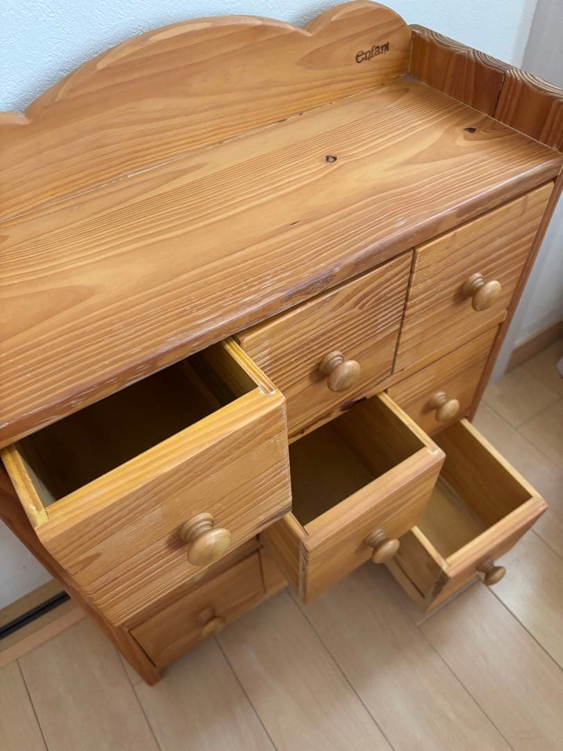 《希少》アンファン enfant ミニチェスト 木製家具