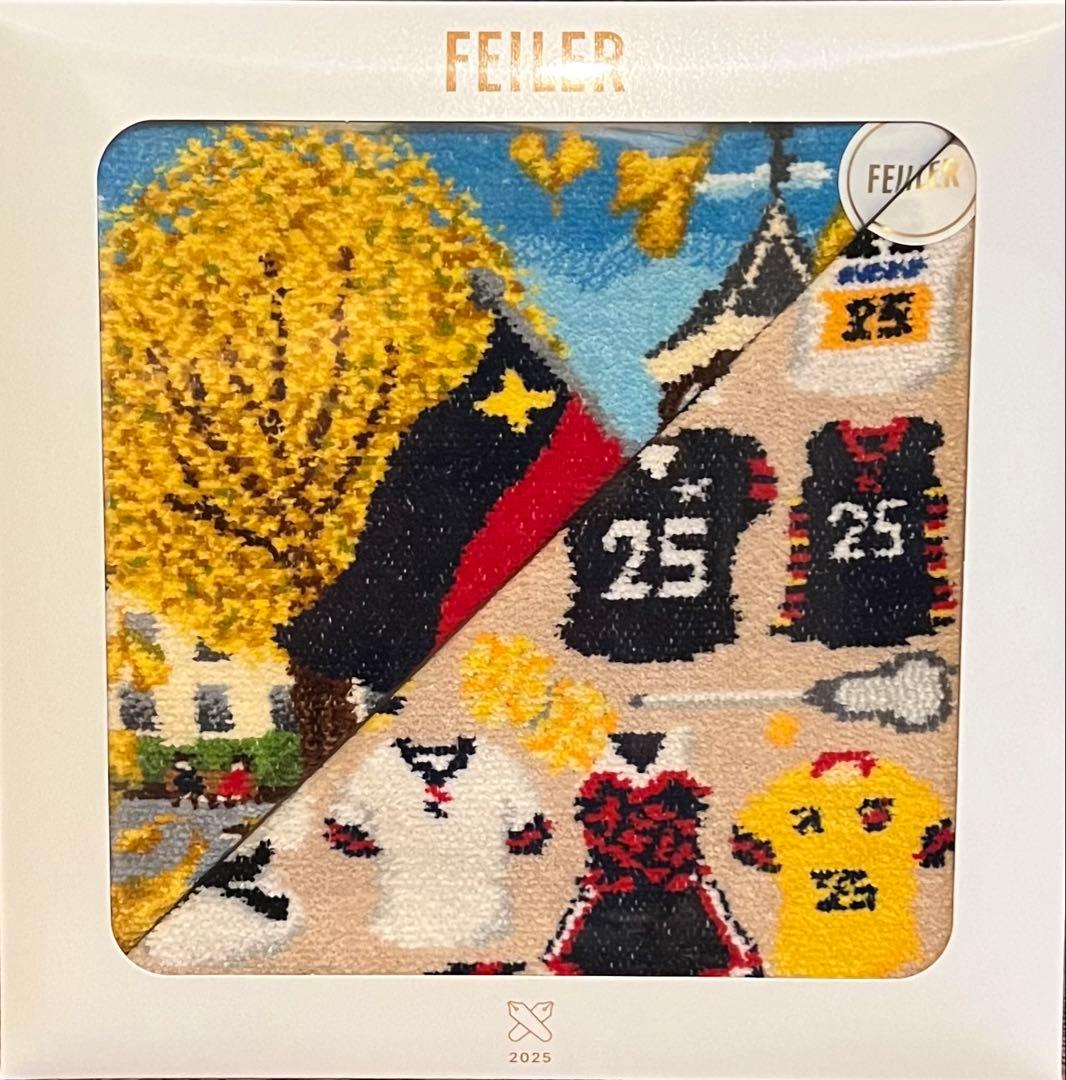 非売品)慶應連合三田会2025 フェイラーコラボタオルハンカチ - メルカリ