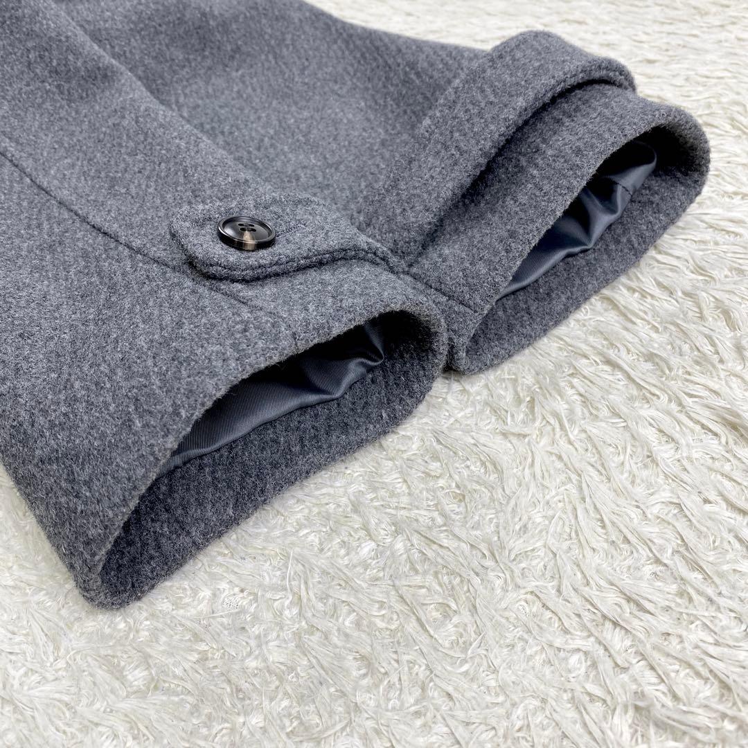 美品】KUMIKYOKU 組曲 ダッフルコート 大きいサイズ 6 グレー 組曲