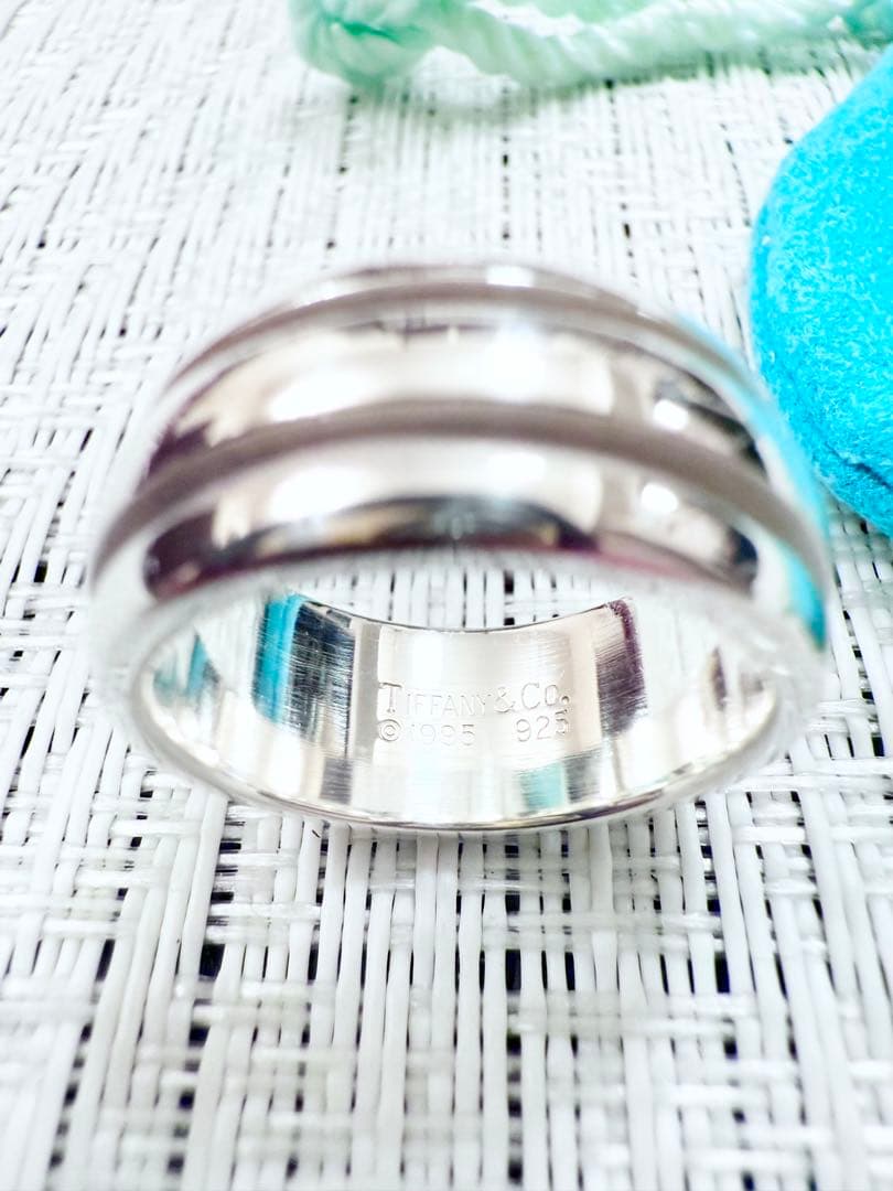 ティファニー グルーブドリング ダブルライン リング 指輪 研磨済み 14