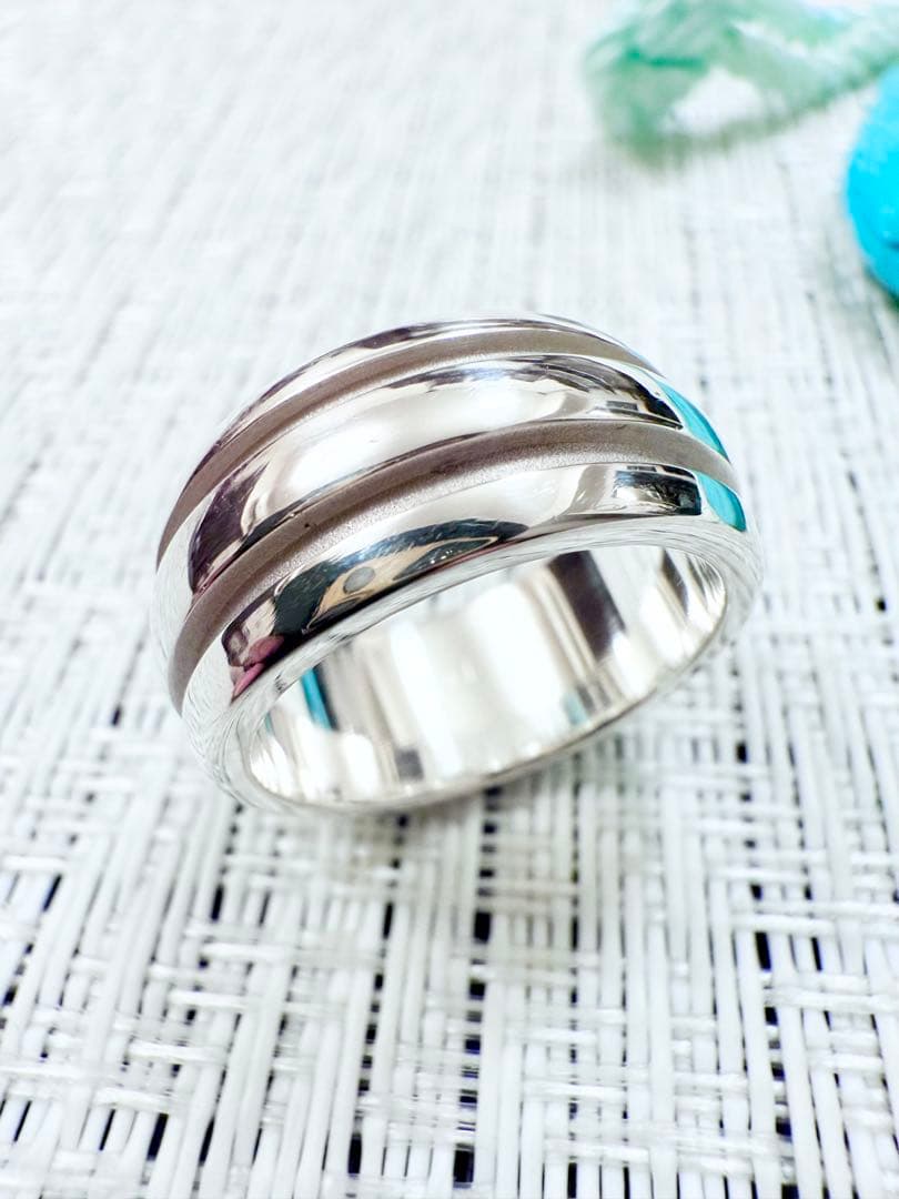 ティファニー グルーブドリング ダブルライン リング 指輪 研磨済み 14