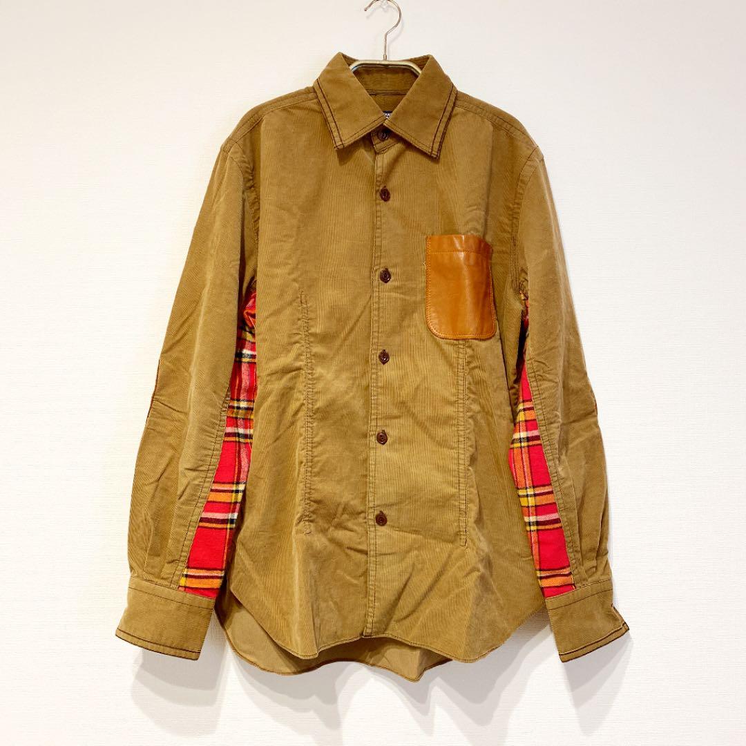 ジュンヤマン　コーデュロイシャツ JUNYA WATANABE MAN - ジュンヤワタナベマン 25AW 綿フランネル