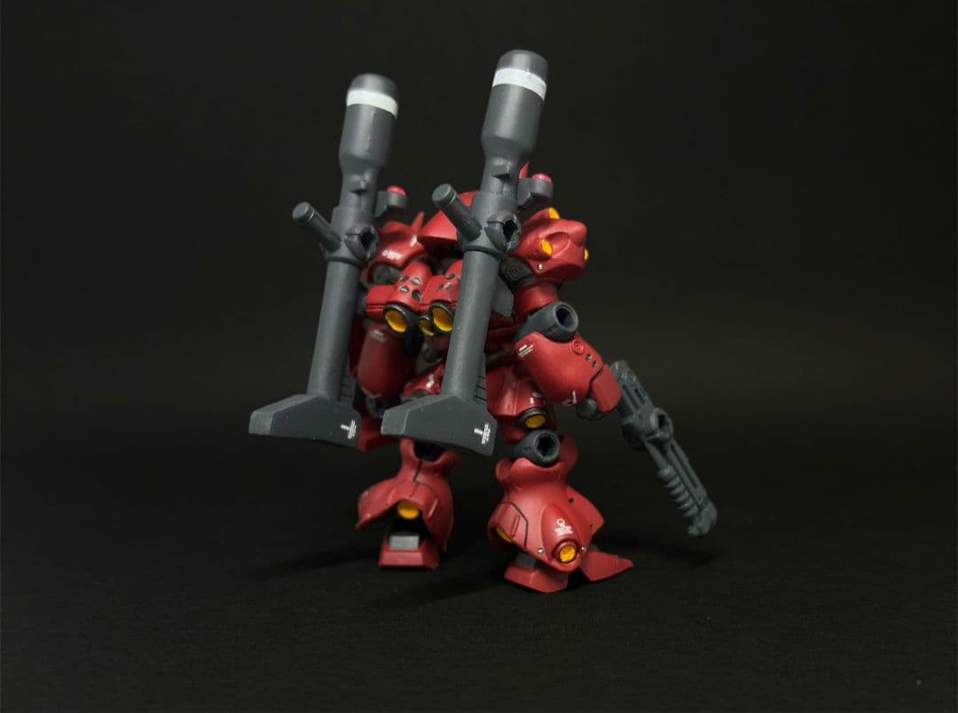 モビルスーツアンサンブル ケンプファー(シャア専用機) 全塗装 完成品