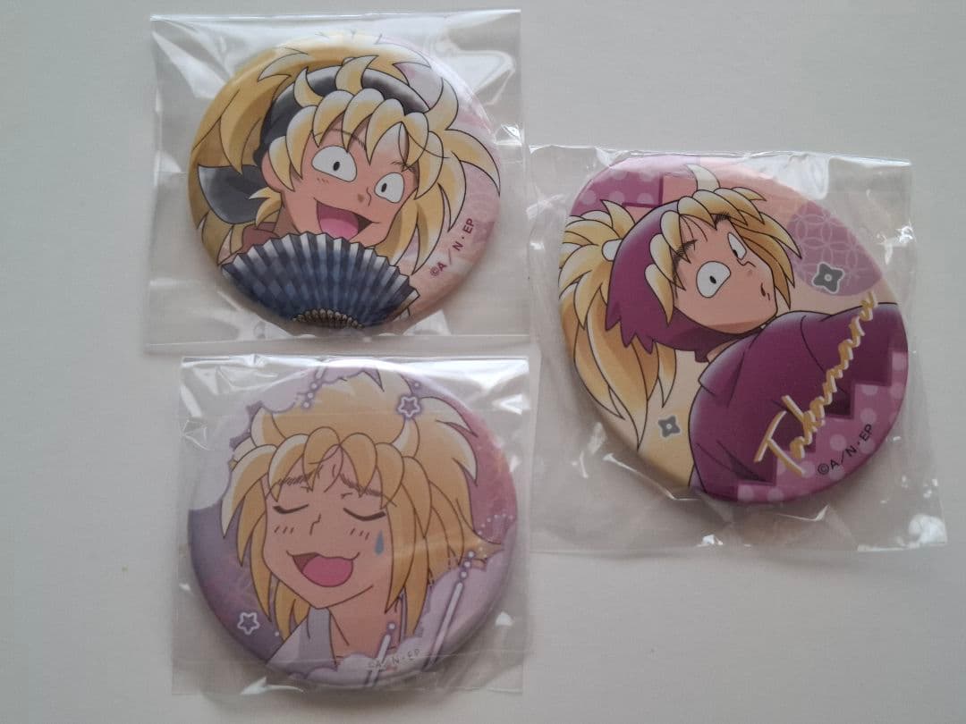 忍たま乱太郎 エッグ缶バッジ 下町散策の段 百面相 缶バッジ 斉藤タカ