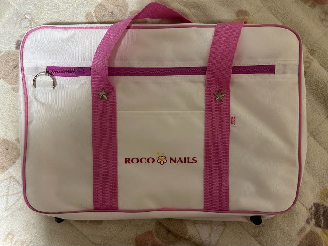 ロコネイル スクールバッグ 白ピンク - メルカリ