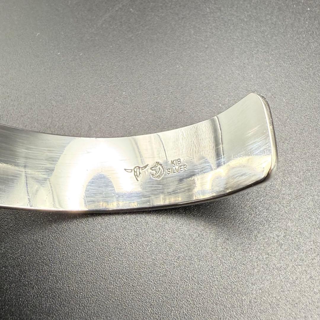 ○【美品】TADY&KING 平打ちバングル18Kロングホーン S - メルカリ