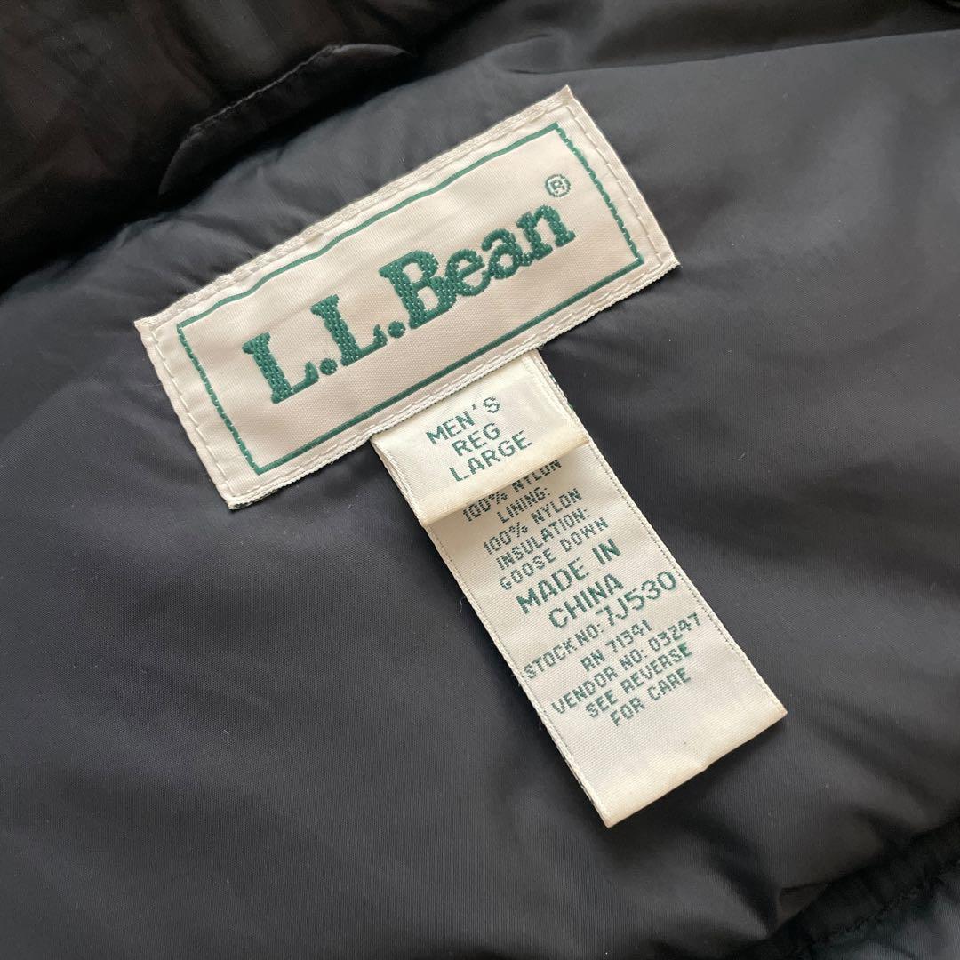 美品 90s L.L.Bean グース ダウンジャケット ブラック L