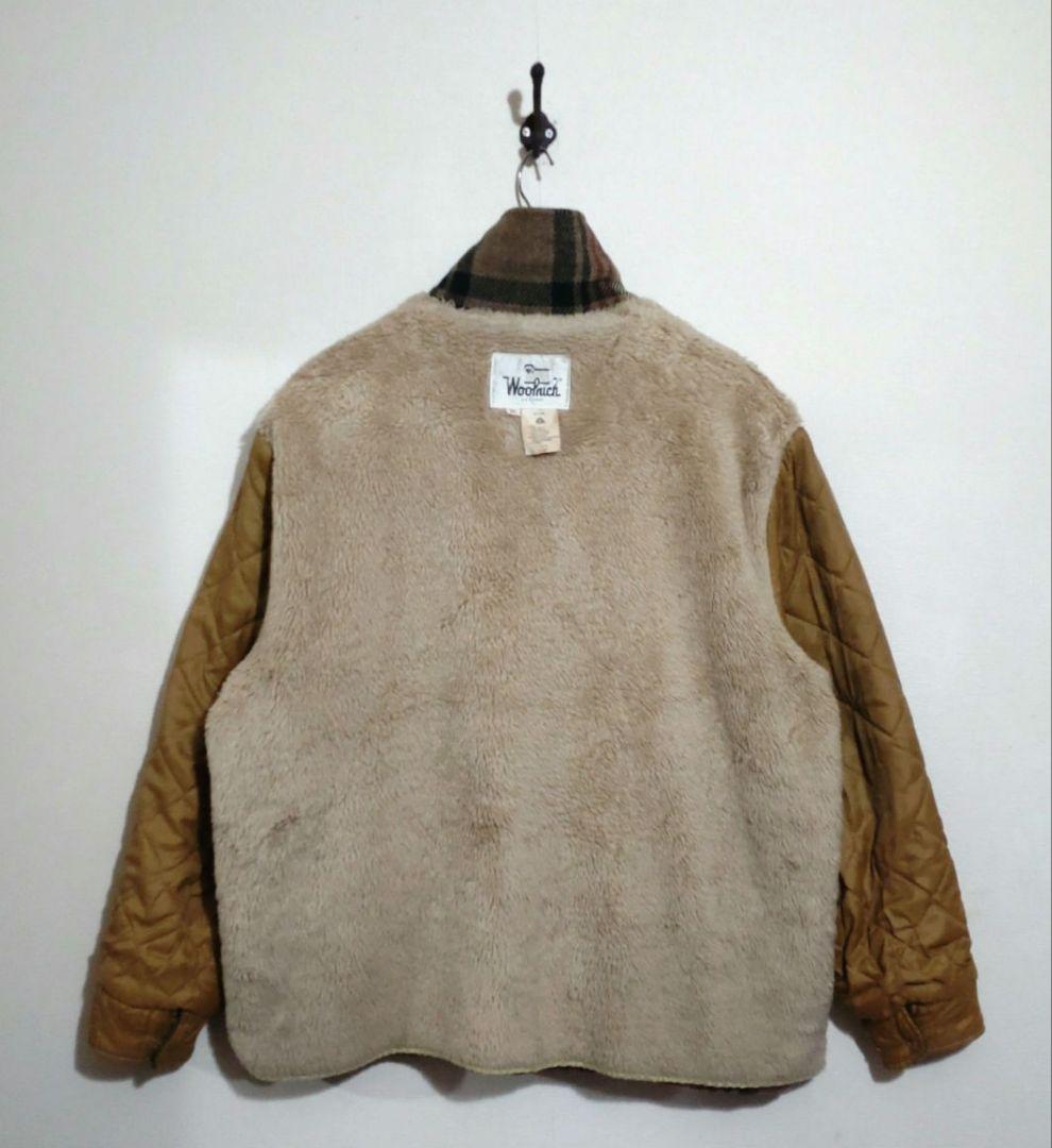70s】WOOLRICH ウールジャケット ボアジャケット 白タグ アメリカ製